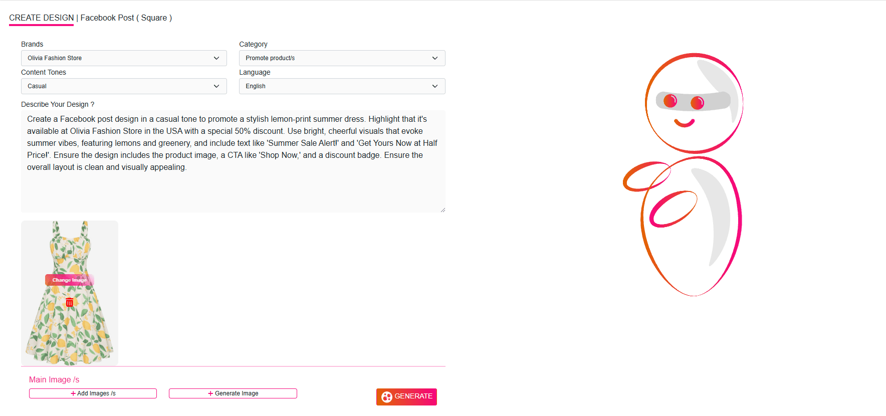 How to Create Facebook Ad Designs with SodaMarketing.AI